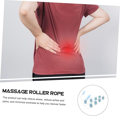 Miniatura 5 de Herramienta de masaje de pierna de bola Rodillo muscular Rodillo de cuello Rodillo para masajes Rodillo de masaje de cintura Rodillo de masaje para