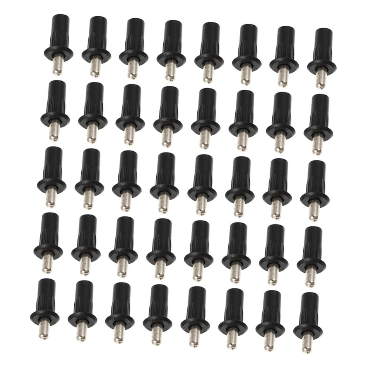 ABOOFAN 100pcs Blinds Accessories Nails Staple Blinds Fountain Signature Fancy Signature Pallet Clamp Cable Clamp Folding Door Hinges Large Hinges Iron Black