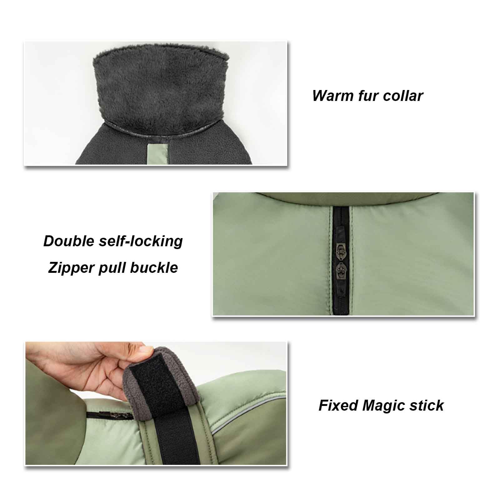 Warm Hundemäntel Für Kaltes Wetter, Hunde Wintermäntel, Weste Hund, Reflektierend Hundemäntel Mit Turtleneck, Für Hund Camping Wandern,Blau,3XL
