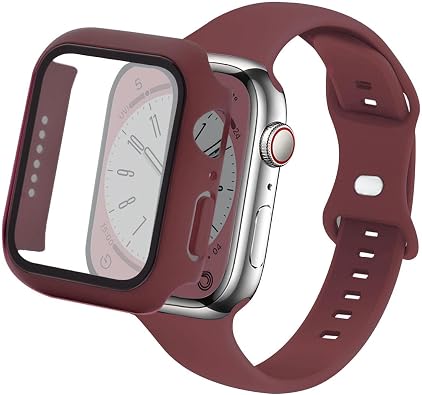 Slim Watch Band and Case Compatible with Apple Watch Bands
