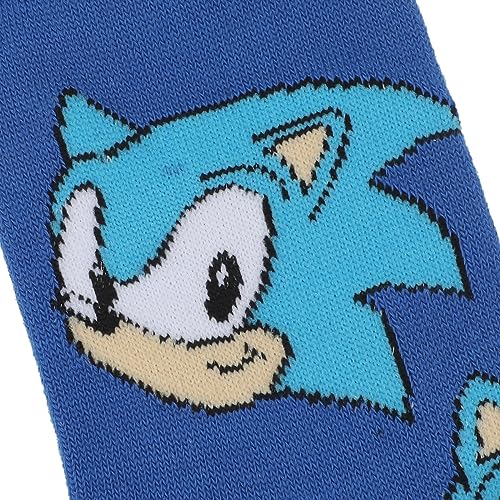 Bioworld Sonic The Hedgehog Sonic Face With 3D Ears 2-Pair Youth Crew Socks - Image 6