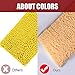 TJOUL Bathroom Rugs,Chenille Bath Rug,Machine-Washable Bath Mats,Water Absorbent Dry Fast Rugs,Shaggy Bathroom Mat,Non-Slip Soft Microfibers Carpet- 19.7 x 31.5 Inch Yellow