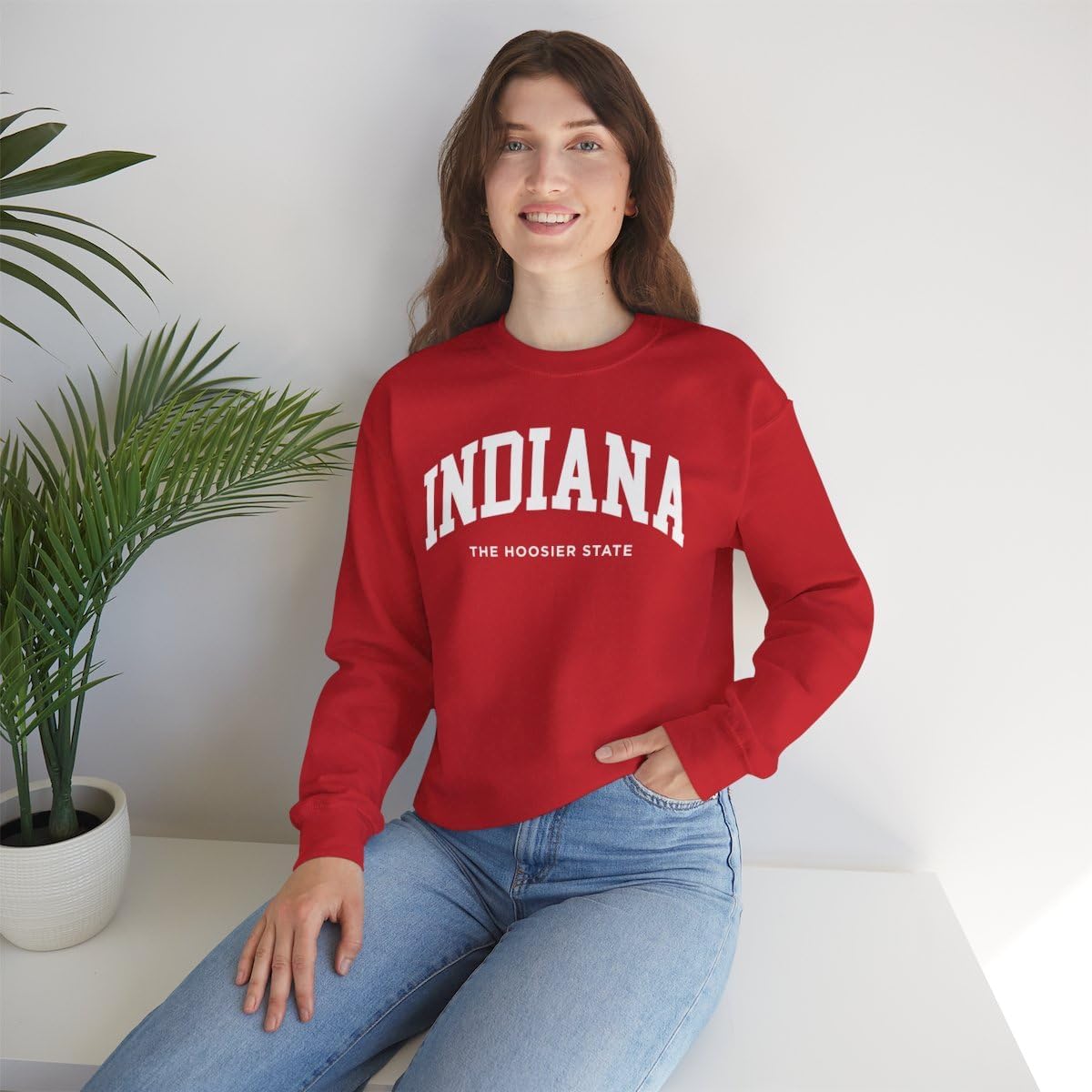 Indiana Adult Unisex Crewneck Sweatshirt