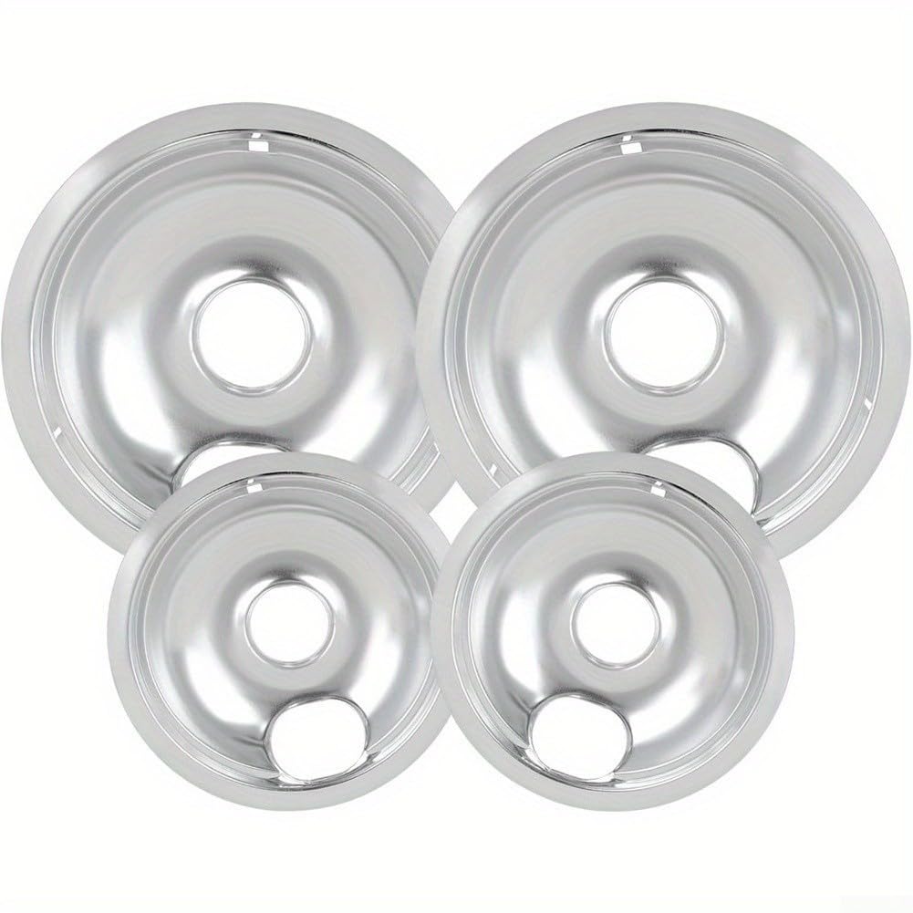 Piano cottura a gas, vaschetta antigoccia, 20,3 cm, argento (B)