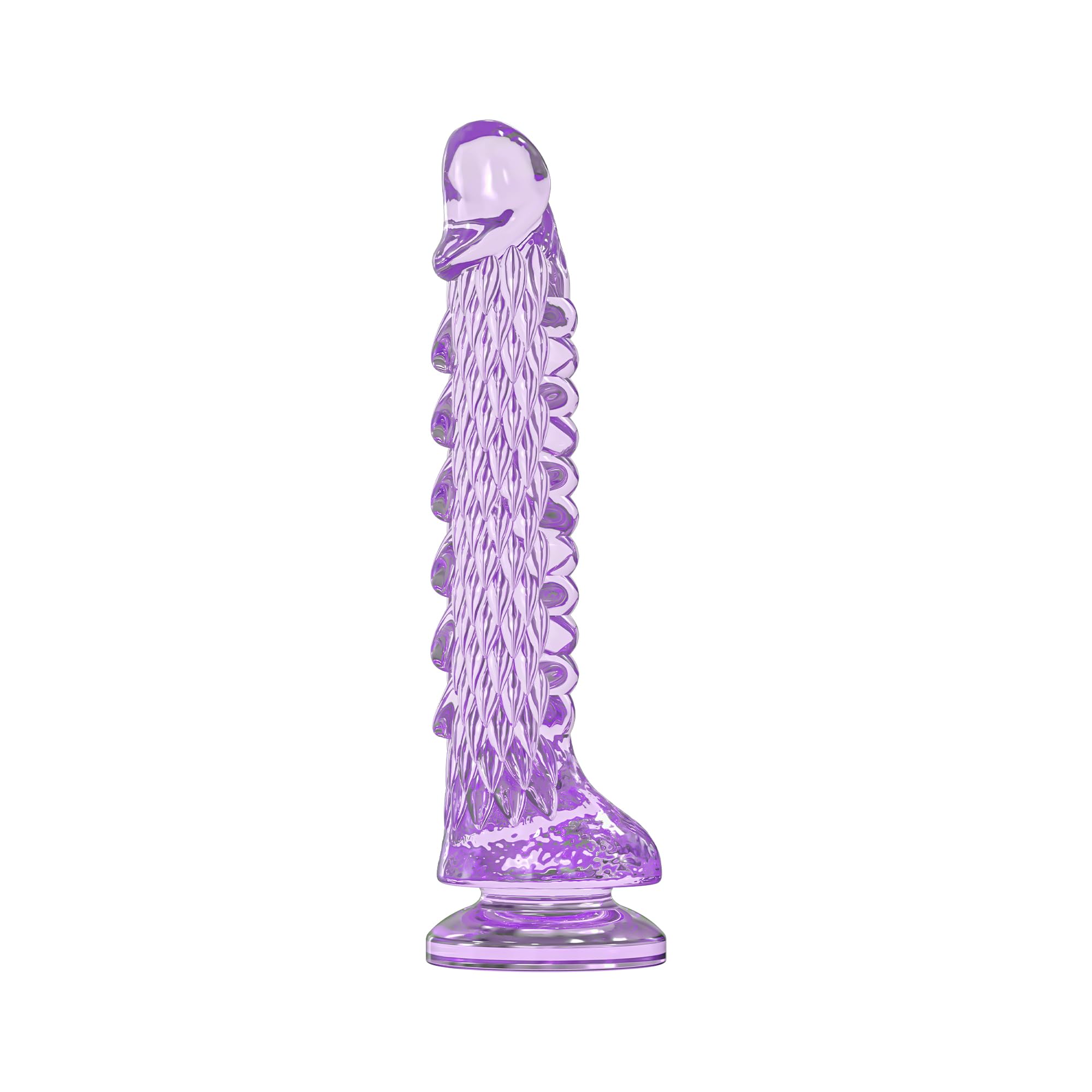 6.3 inch Dragon Dildo with Strong Suction Cup for Hands-Free Play,Realistic Monster Dildo Anal Plug Prostate Massager Adult Sex Toys for Vaginal G-Spot and Anal Prostate Purple: 6.3 Inch Purple