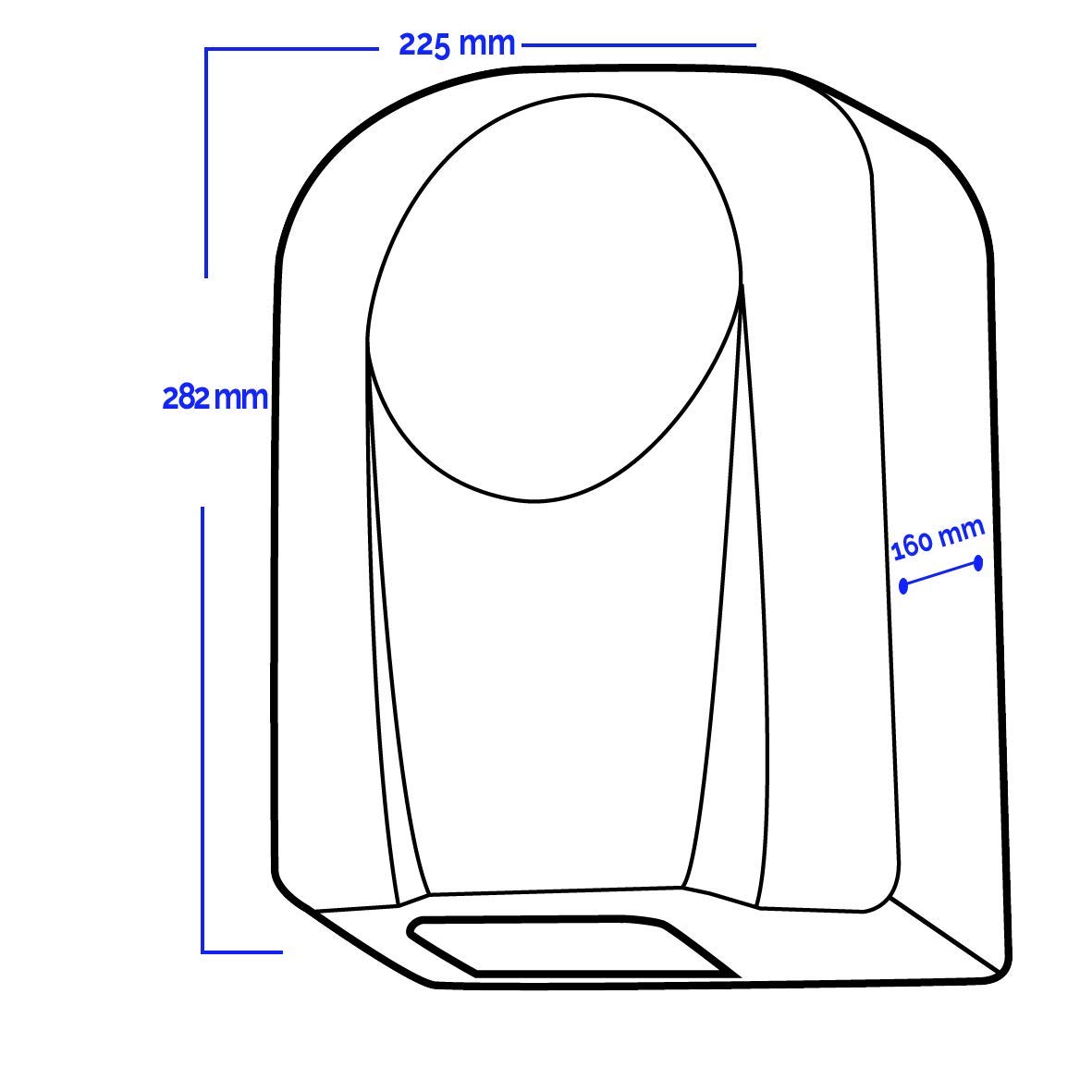 Clar Systems S2000PB Secamanos Óptico Blanco