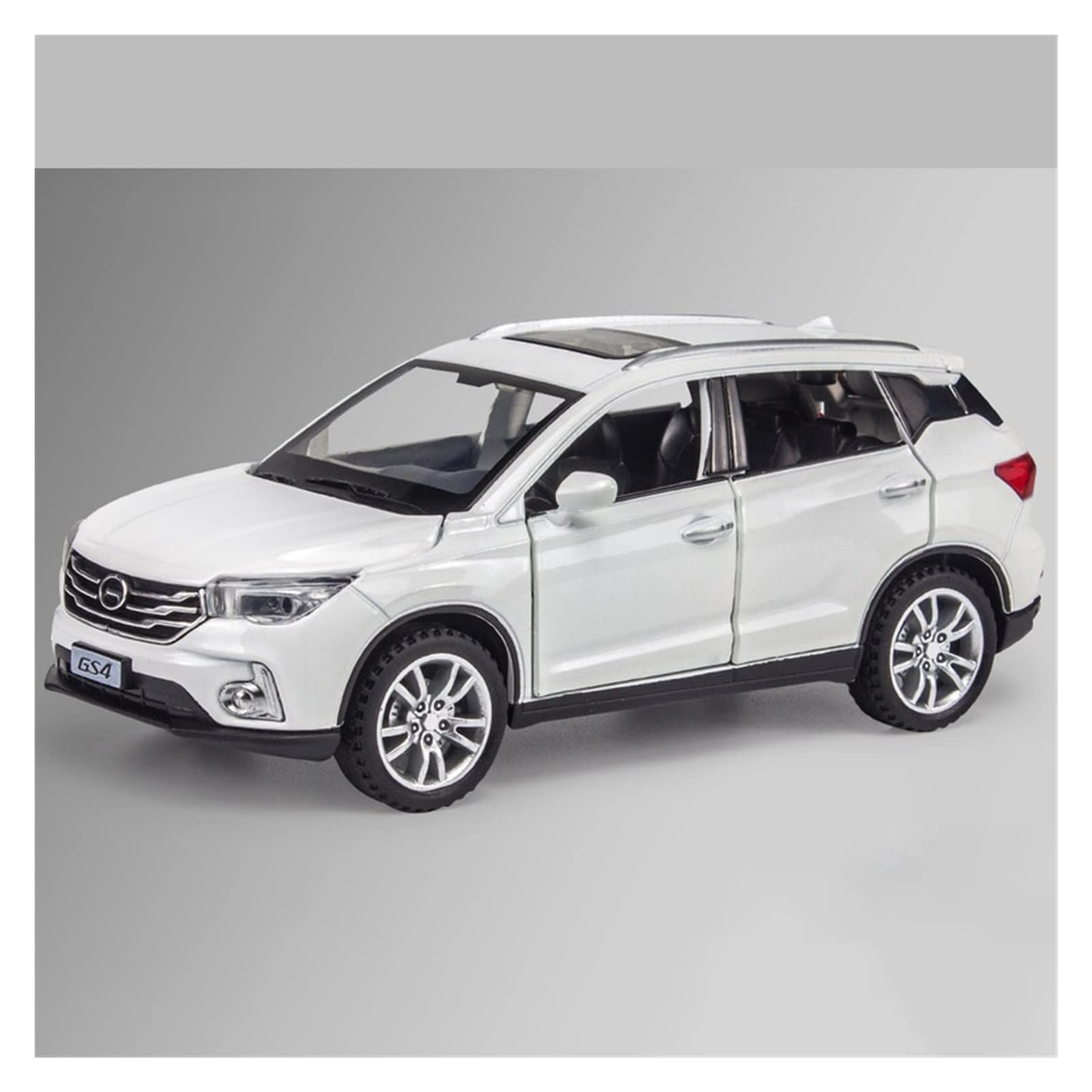 Trumpchi GS4 1/32 en métal moulé sous pression, modèle réduit blanc haute simulation par LANUVA