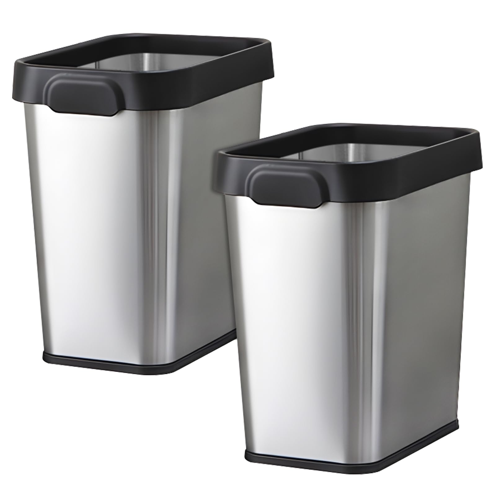 Amazon.com: TooCust 2 Pack Stainless Steel Trash Can 2 Gallon