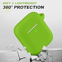 Vista 259 de Funda para AirPods Pro con kit de limpieza, funda de silicona suave para Apple AirPod Pro de 1ª/2ª generación, accesorios de funda AirPods Pro/Pro 2