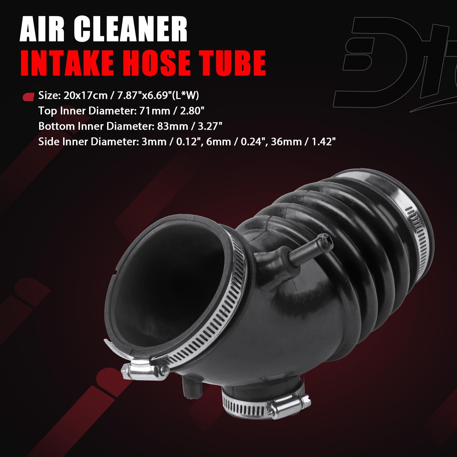 kuromセット インテークパイプ アクセサリー 用 ヒュンダイ 用 ソナタ 1999-2005