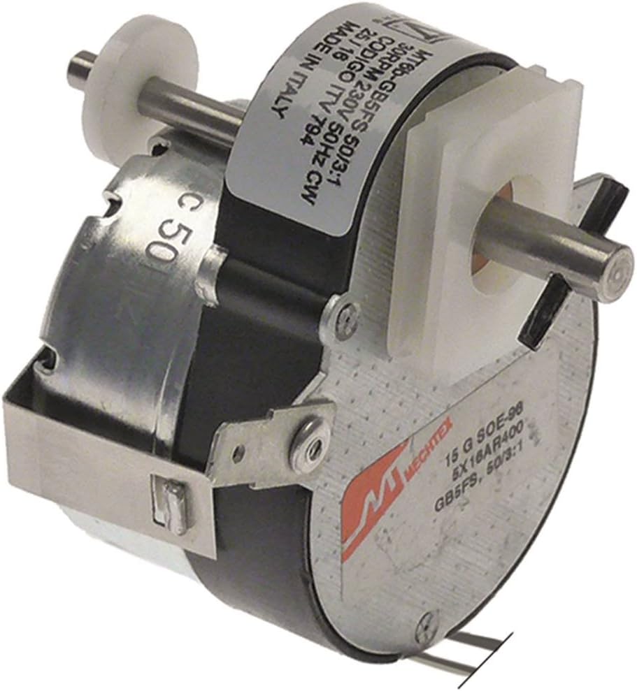 Crouzet 823345 Gear Motor for Ice Maker ITV Quasar-20CA, Quasar-30CA, Quasar-40CA 230V 3.5W 30U/min 50Hz Shaft ø 6mm