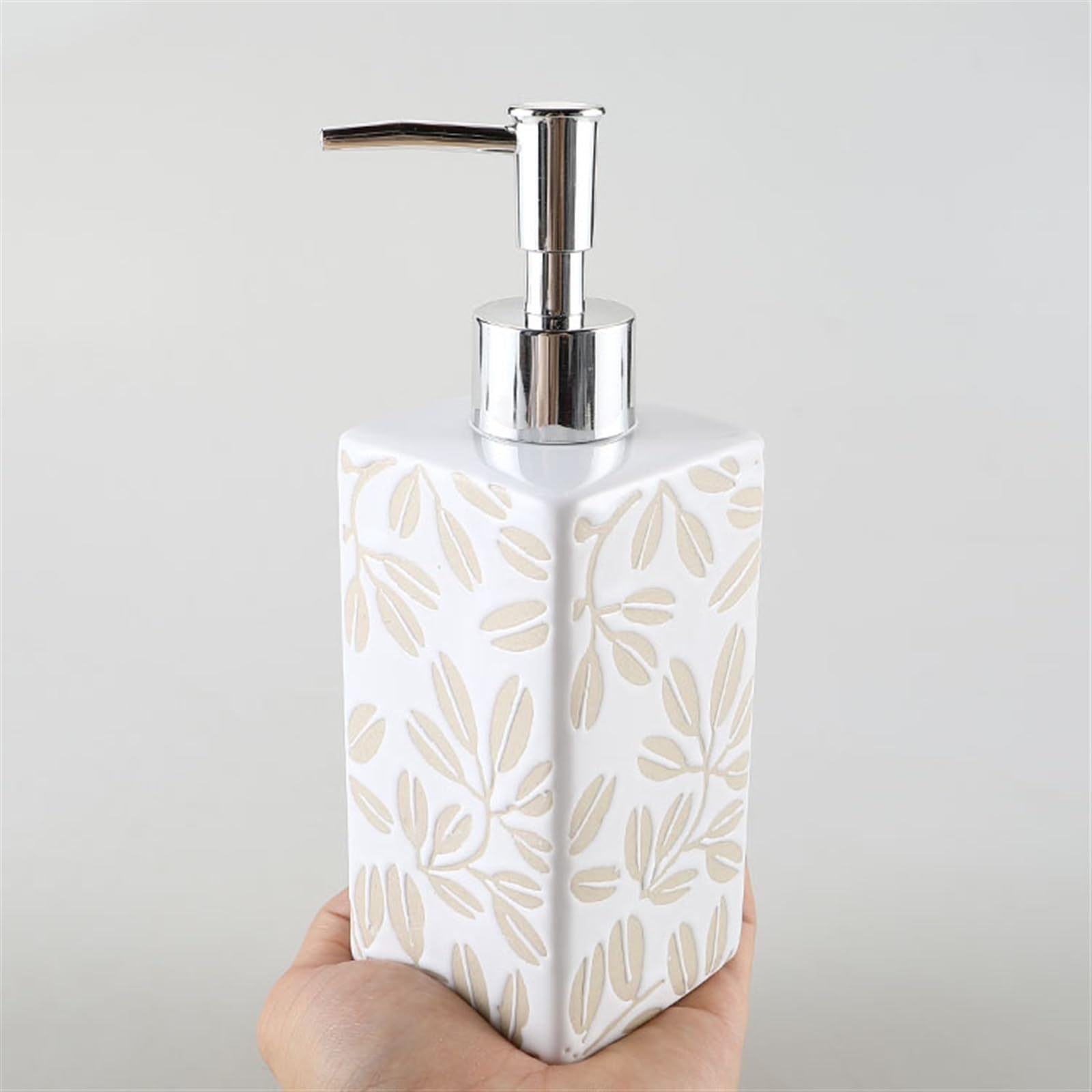 Dispensador de jabón de manos para baño, bomba de jabón de cerámica, dispensador de jabón de cocina para jabón de manos, jabón, dispensador de bomba de mano de loción