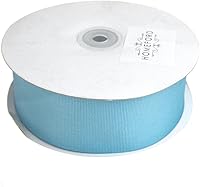 Vista 25 de Homeford Cinta de grogrén sólido, 50 yardas (3/8 pulgadas, coral)