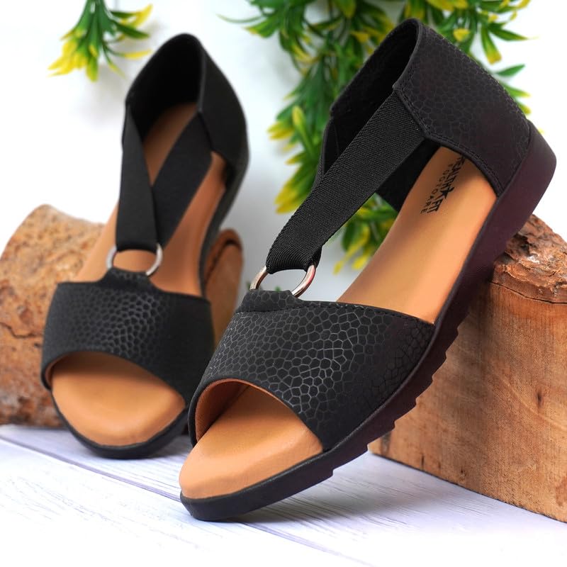 Image of HEALTH FIT Extra Soft Ortho Care Diabetic & Orthopedic Sandal /Doctor Sandal-With Back Support Footwear & stylish for Girl's /Women's