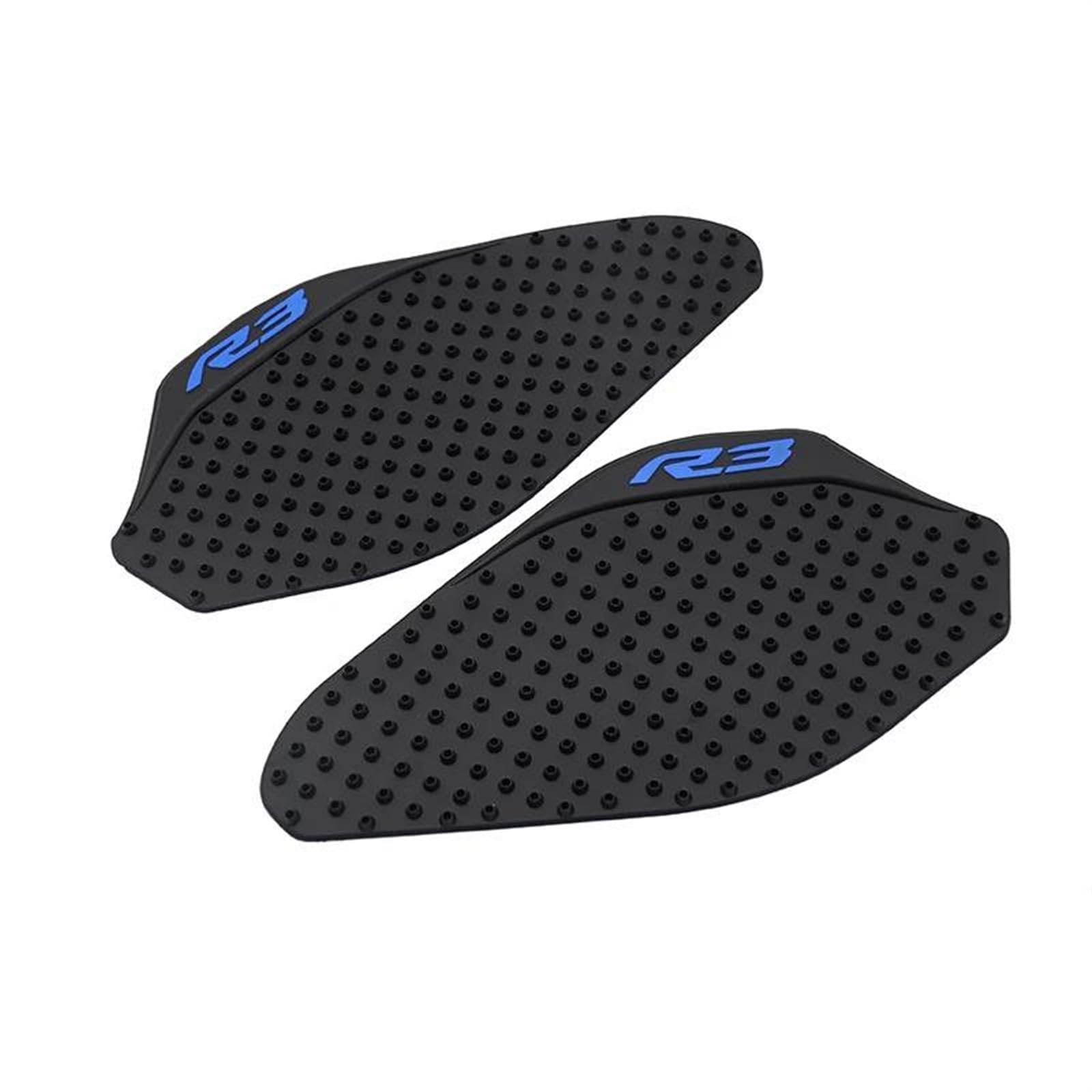 Motorcycle Anti Slip Tank Pad Sticker Side Gas Grip Protector Decals for Yamaha YZF R3 YZFR3 2019 2020 Fishbone Tank Pad(Color6)