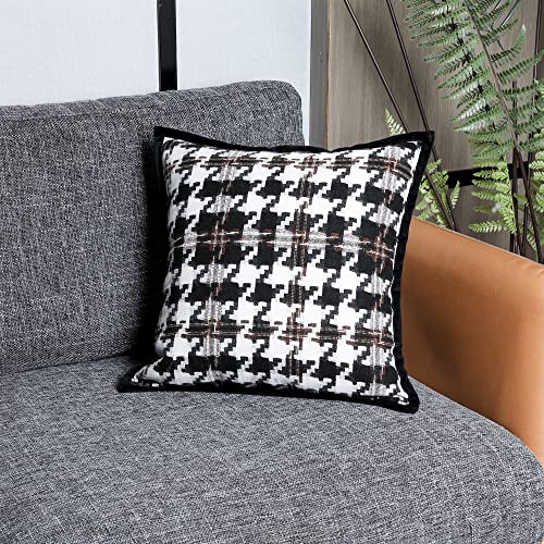 Sonaichte Throw Pillow Cover 22X22 Pillow Covers Houndstooth Modern Farmhouse Decor Throw Pillows For Couch #TOP1