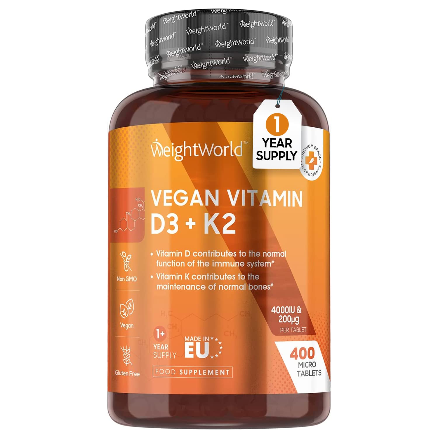 Buy Vitamin D3 K2 Tablets 4000iu Vitamin D High Strength Tablets with