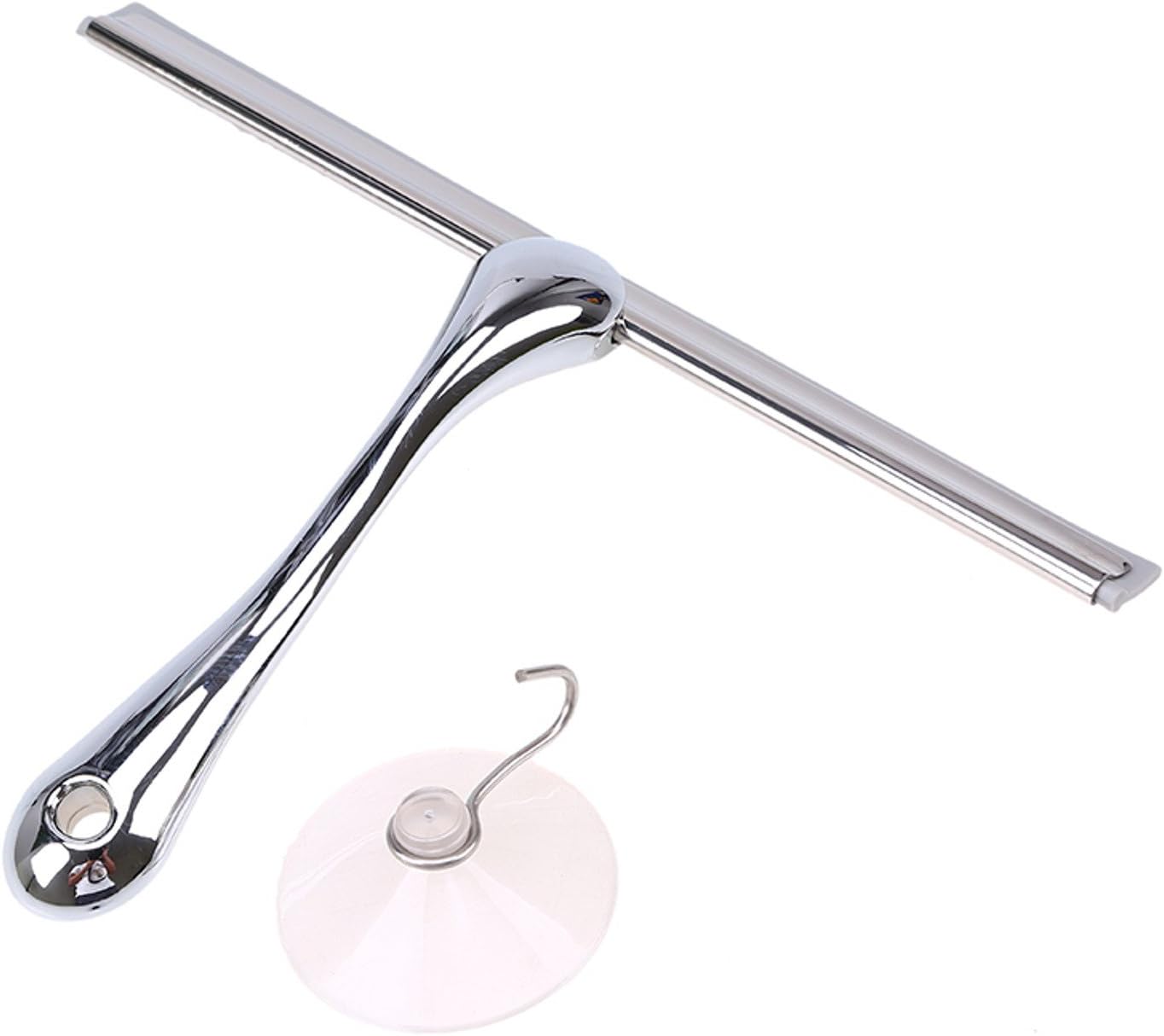 Stainless Steel Durable Window Mirror Wiper Glass Cleaner Cleaning Tools With Sucker Useful Item To Have Around The Home, Car, Caravan, Boat, Etc.