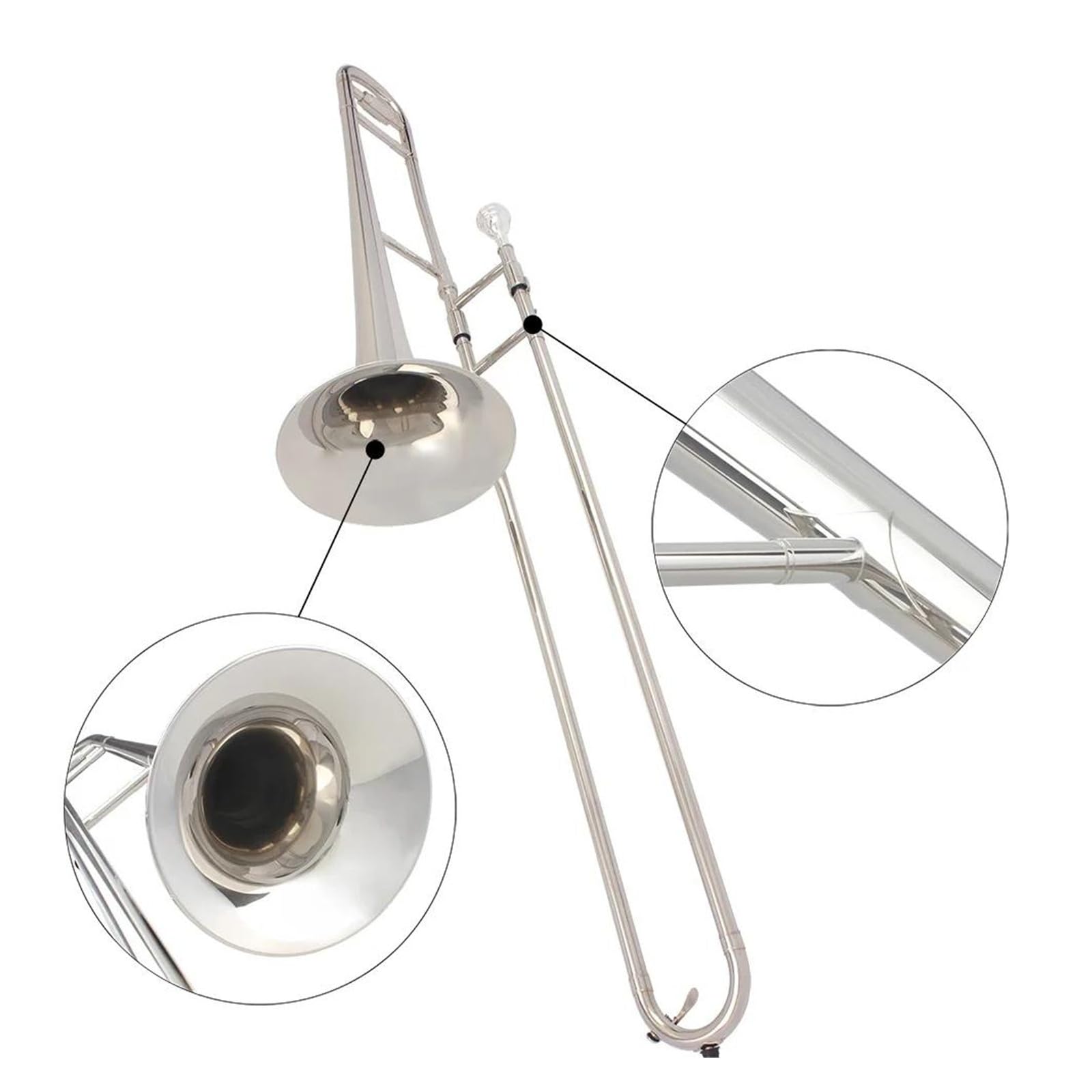 Puzon Zestaw instrumentów puzon altowy B dur dla początkujących