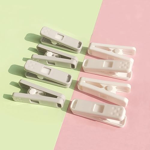Miniatura 7 de Pinzas de plástico fuertes, paquete de 16 pasadores de ropa resistentes, clips fuertes, pinzas antideslizantes para ropa, clips para astillas, clip