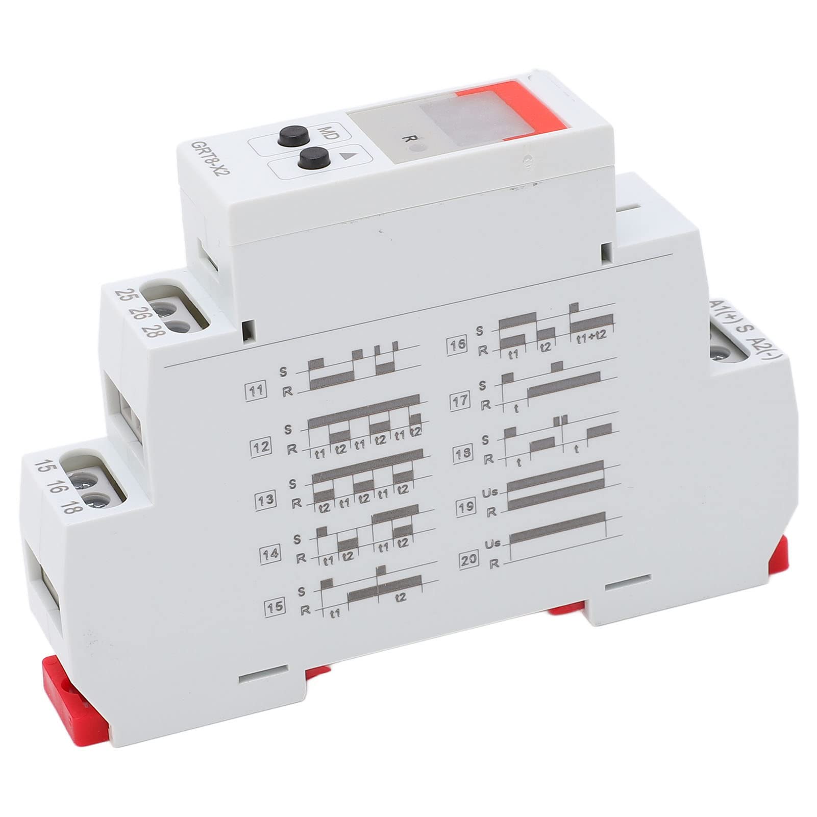 Cyfrowy przekaźnik czasowy |Regulowany przełącznik opóźnienia 12 V - 240 V