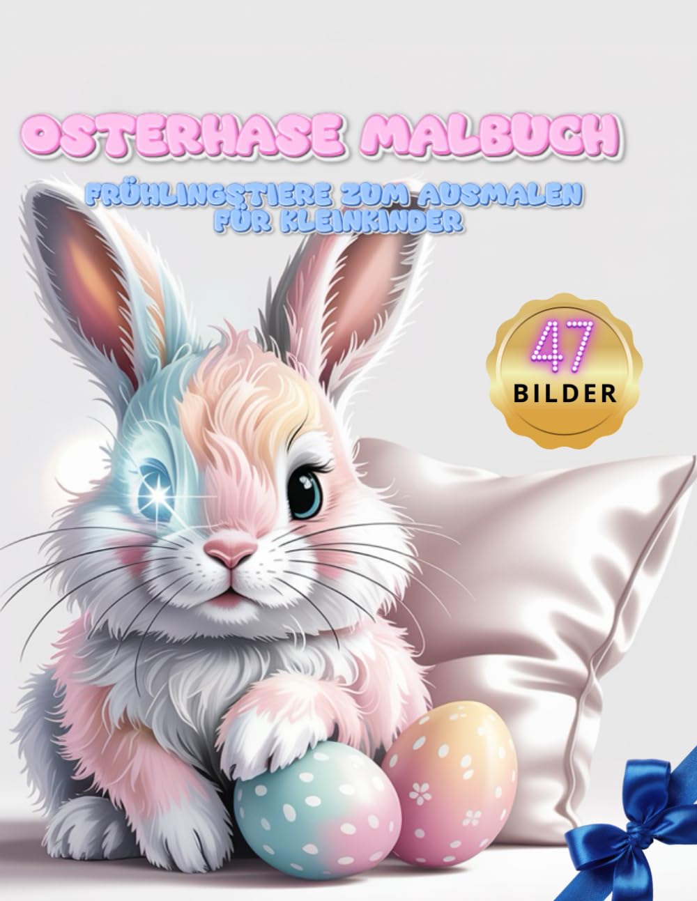 Osterhase Malbuch für Kinder: 47 niedliche Frühlingstiere zum Ausmalen für Kleinkinder