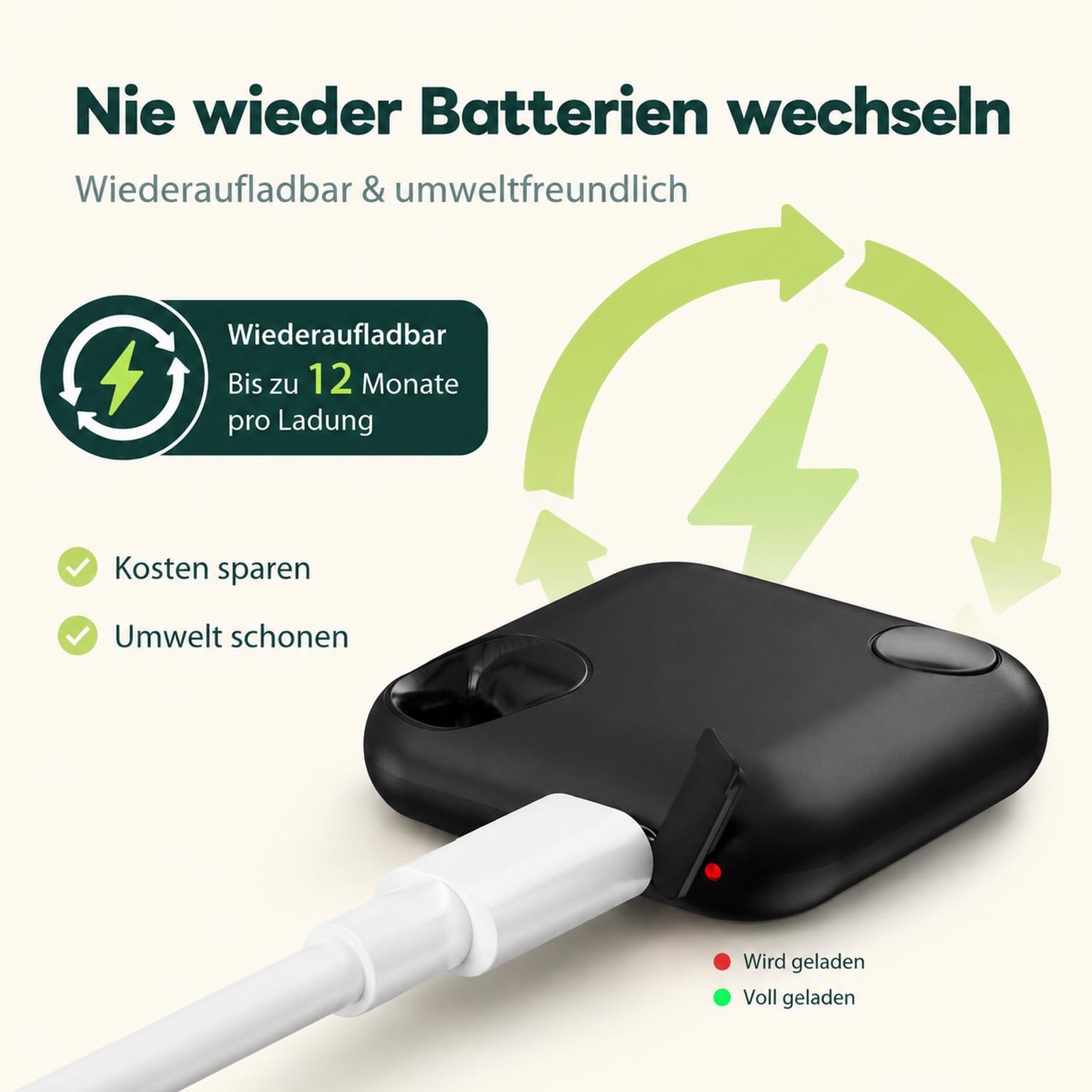 Schlüsselfinder Air Tracker für iOS & Android, Koffer Tracker Dual System Schlüsselfinder kompatibel mit Apple „Wo ist?“ & Google Find Hub, ohne ABO,Smart Tag Wiederaufladbarer Tracker 4pcs