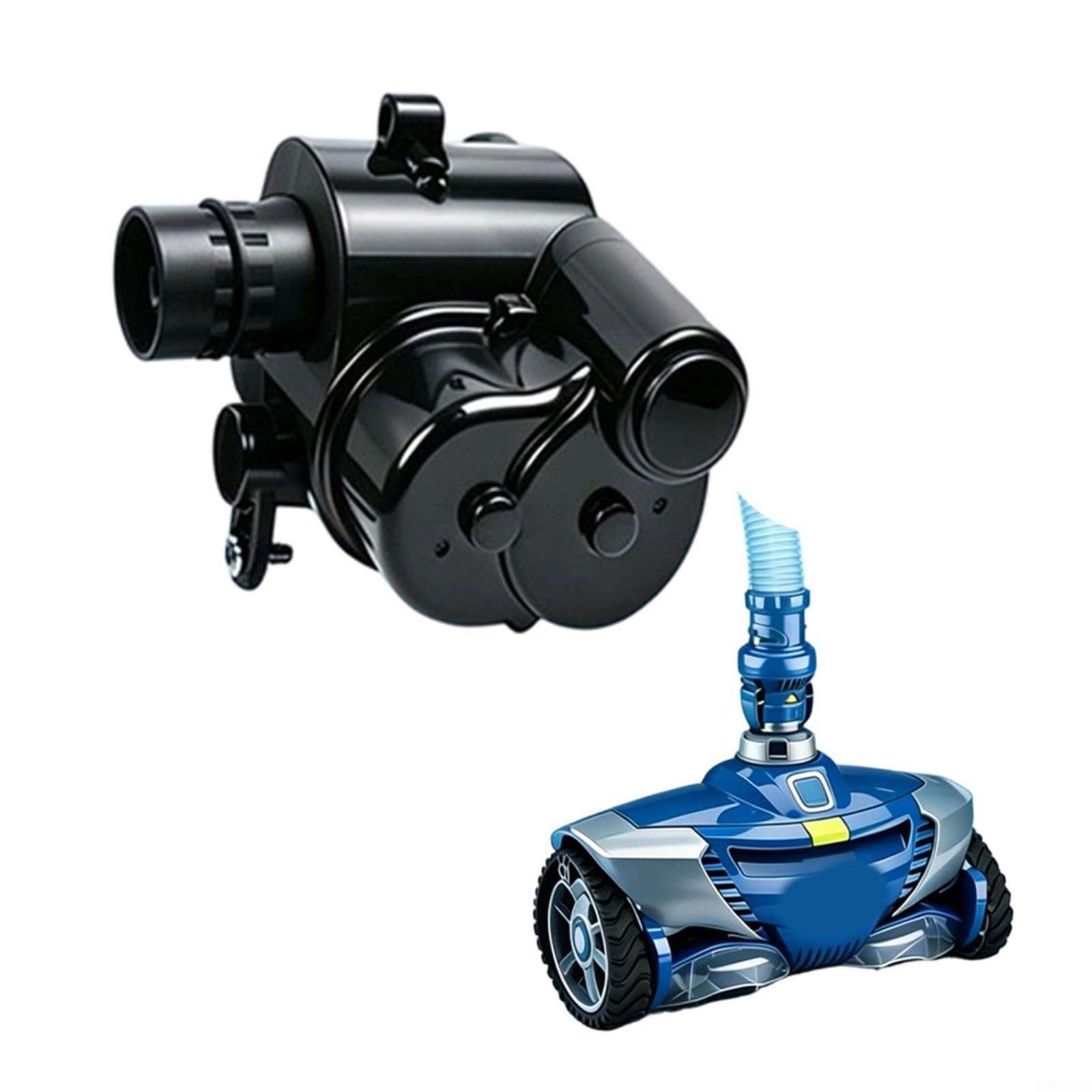 Dispositif de contrôle de direction, côté A R0524700 Pièce de direction pour Zodiac MX6 MX8 pour nettoyeurs d'aspiration Elite ABS de rechange 1 unité (1 pièce)