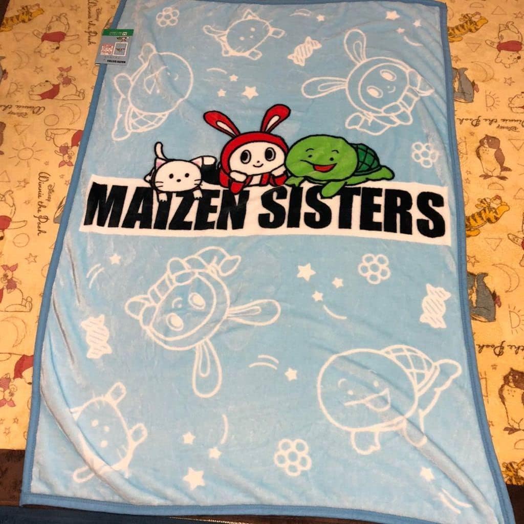 あったか毛布 ブランケット まいぜんシスターズ ひざ掛け マイッキー ぜんいち ひざ掛け ハーフケット Aiacom Org Br