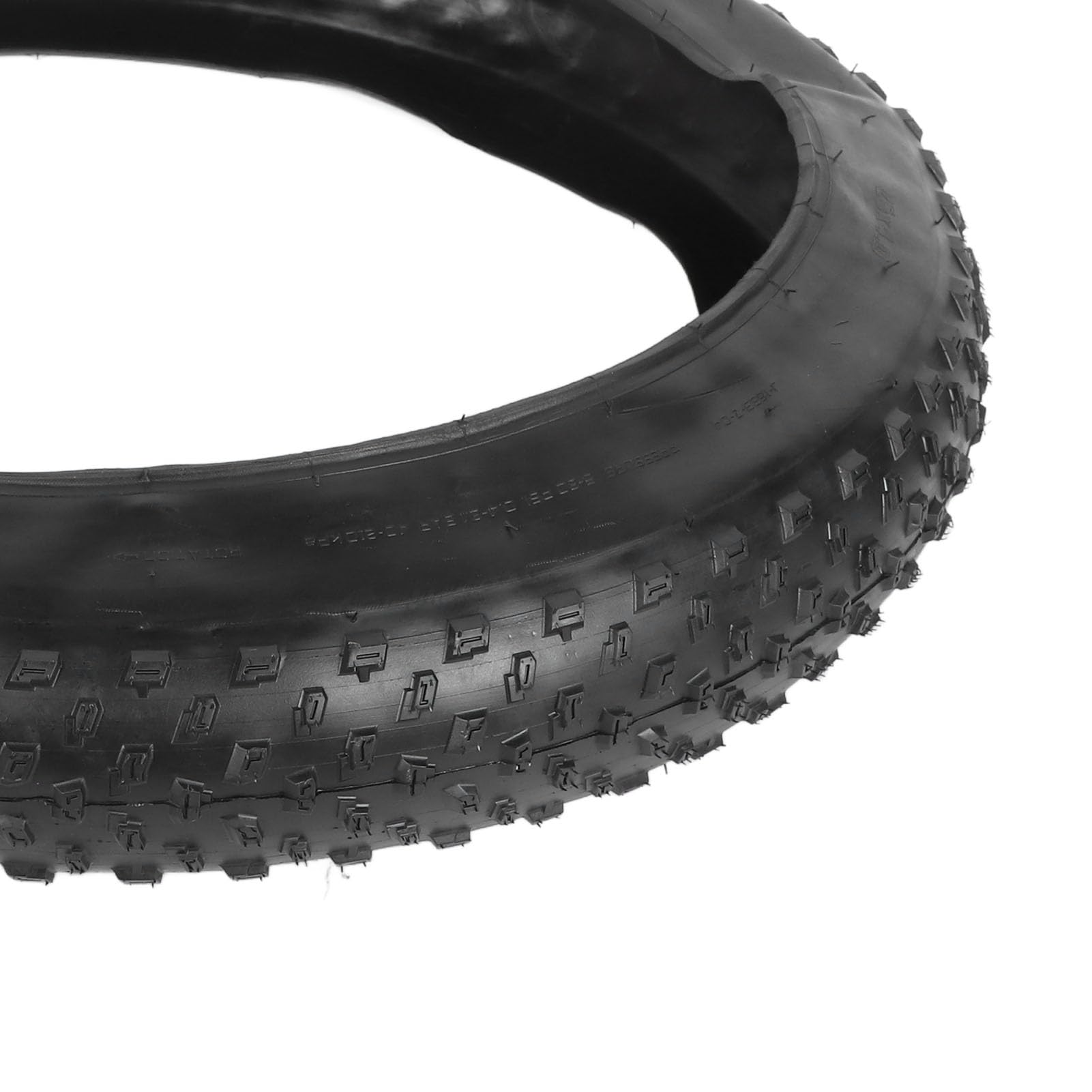 Elektryczne Opony do Rowerów śnieżnych, Opona do Rowerów śnieżnych 60Tpi Odporna na Przebicie Gruba Opona Rowerowa na plażę w Trudnym Terenie Jazda Uliczna (BLACK)
