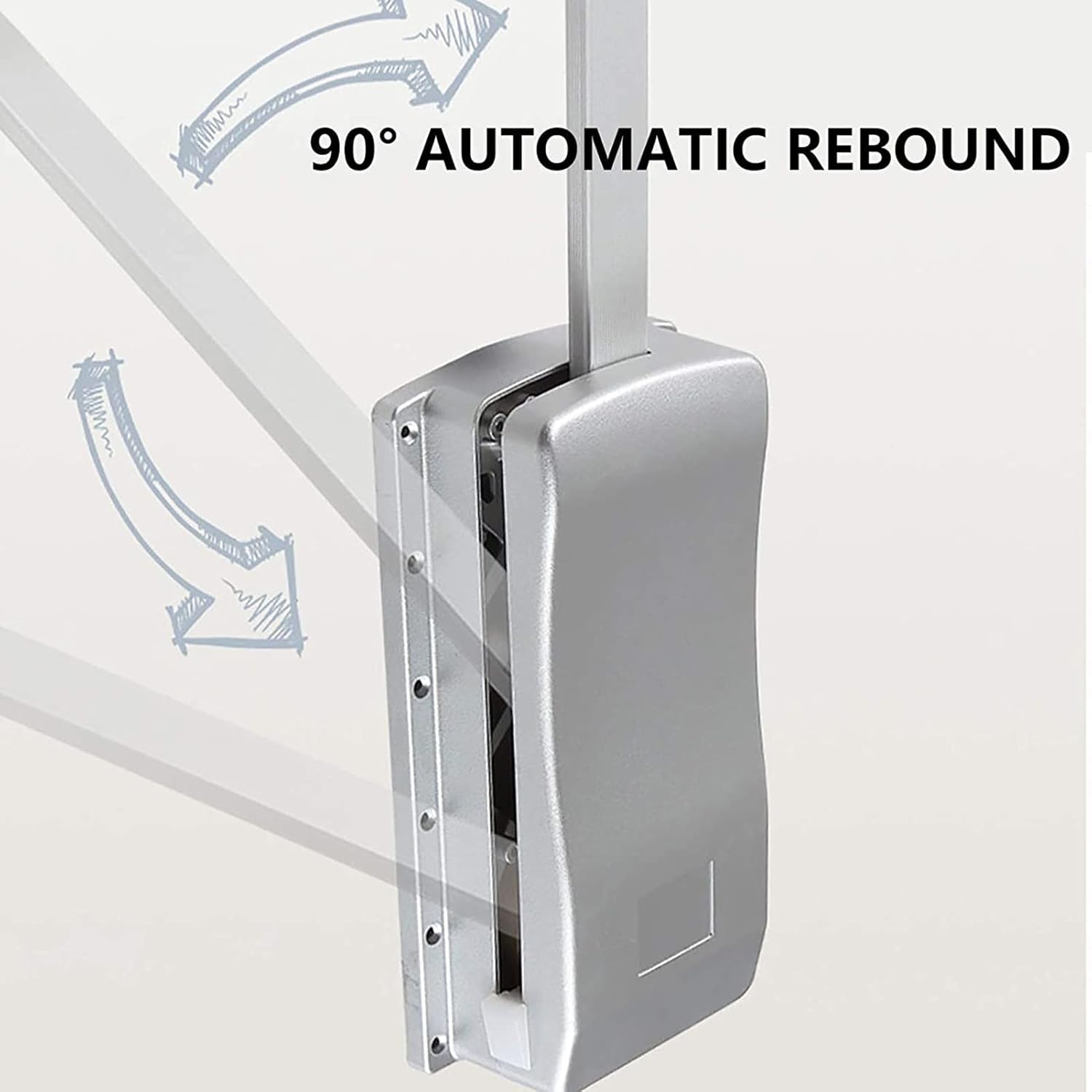 Pull-down Closet Rod, Adjustable Lifting/lowering Width, Telescopic Pull-down Wardrobe Hanging Rod,One Color-630-850MM