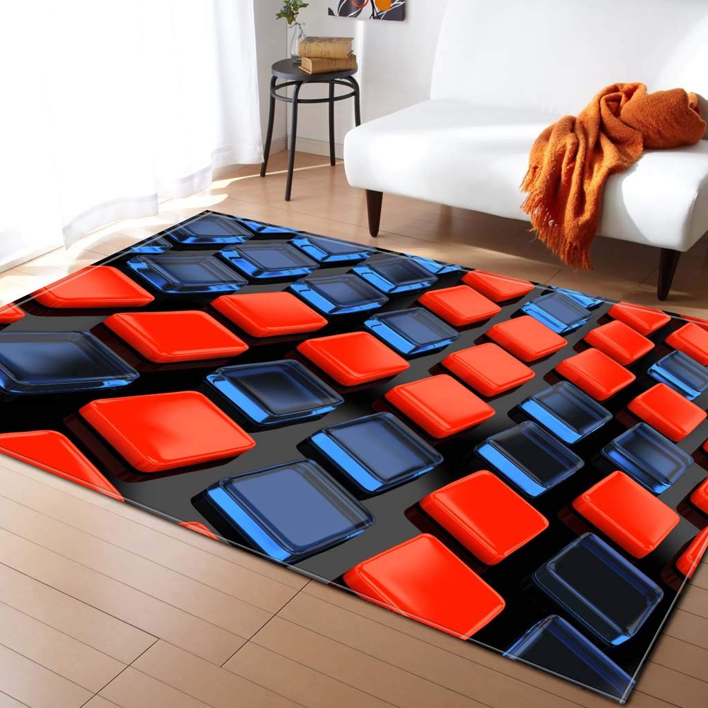 Tapis 3D pour salon et restaurant grand format 147 x 203 cm