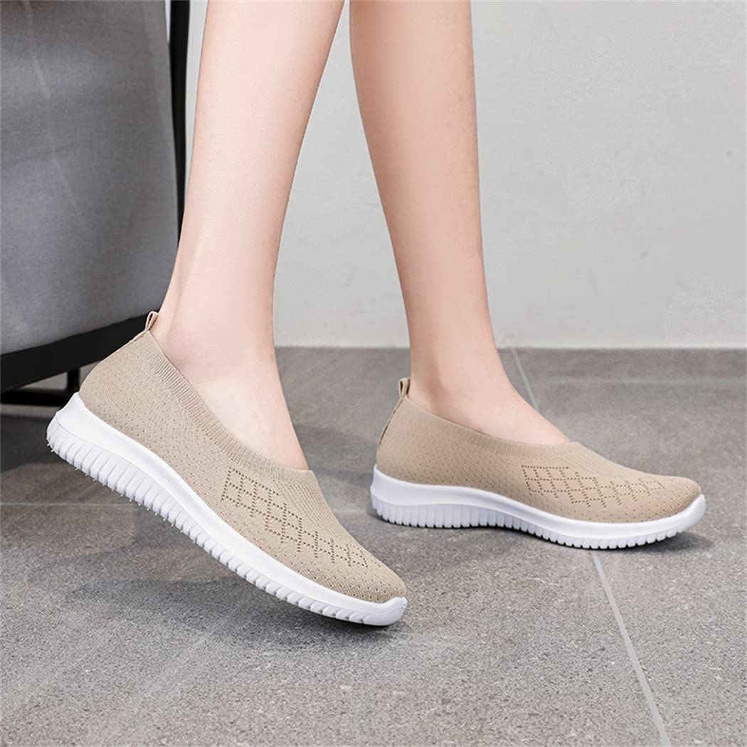 nuevos Zapatos para Caminar de Ocio para Mujeres la Superficie de la Red es Transpirable cómoda Suave Ligera Resistente al Desgaste amortiguadora y Zapatillas Deportivas de Fitness