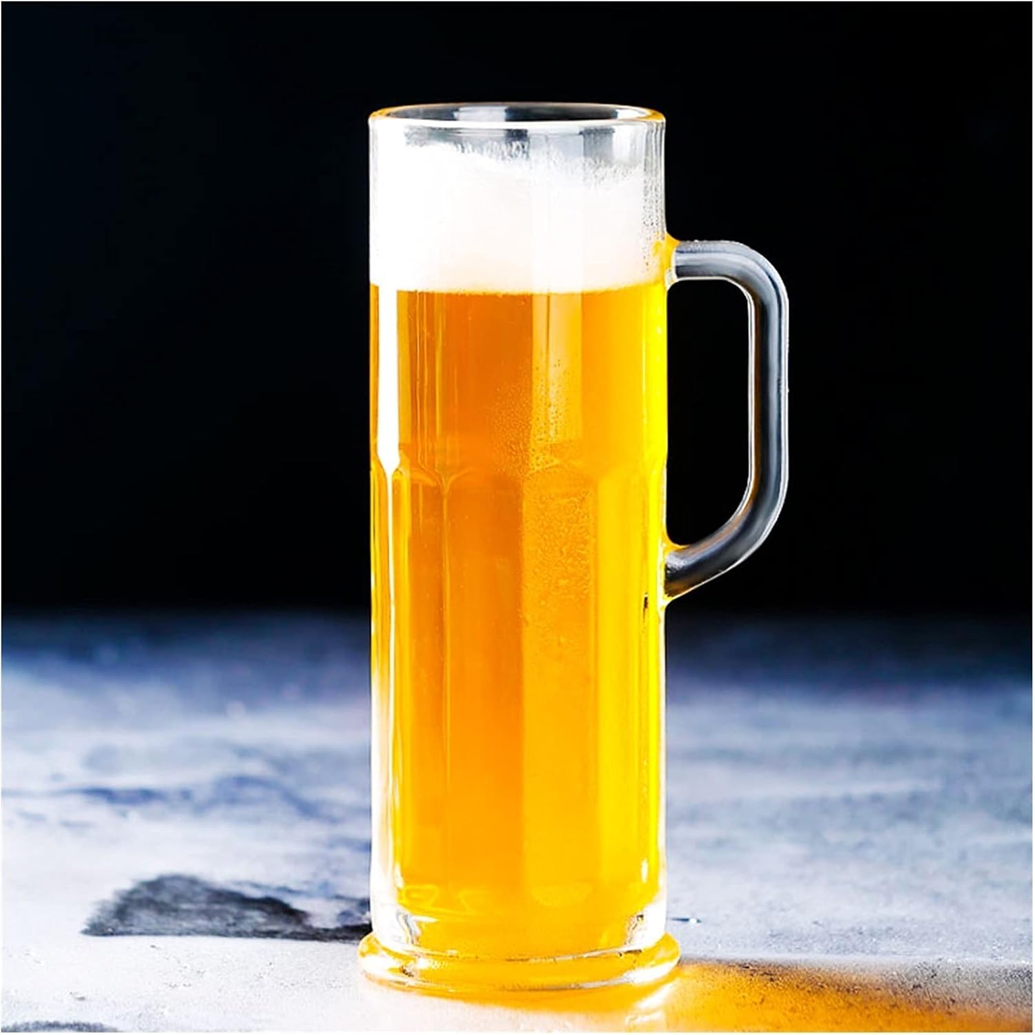 Beer Cup Large Capacity Beer Mug 620ML Glass Tankard with Handle The Ideal Beer Cup for Festivals BBQs and Football Games Beer Stein