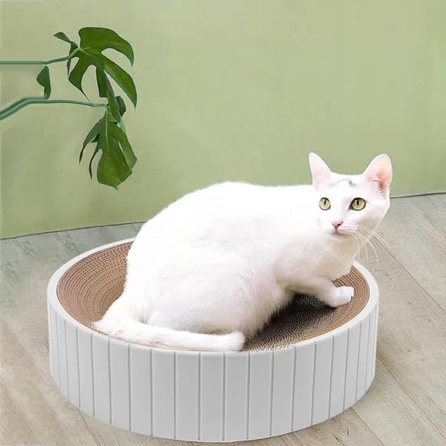 Foto 3 de 8 de Stronrive Rascador para Gatos, Almohadilla para Rascar para Gatos Papel Corrugado