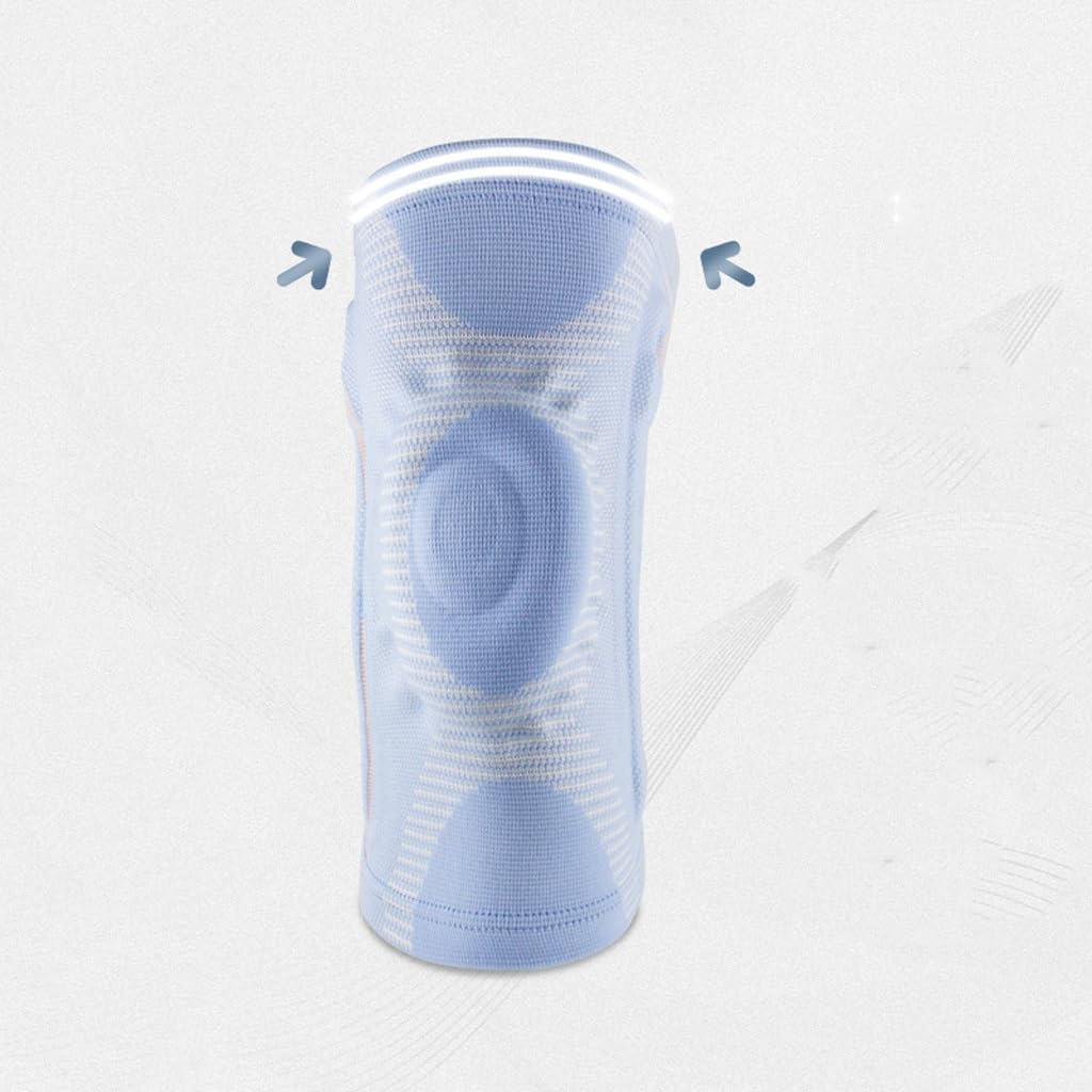 MRKU Ginocchiere Sportive Antiscivolo, Supporto Scaldamuscoli in Silicone per attività all'aperto, Traspiranti, per Il menisco