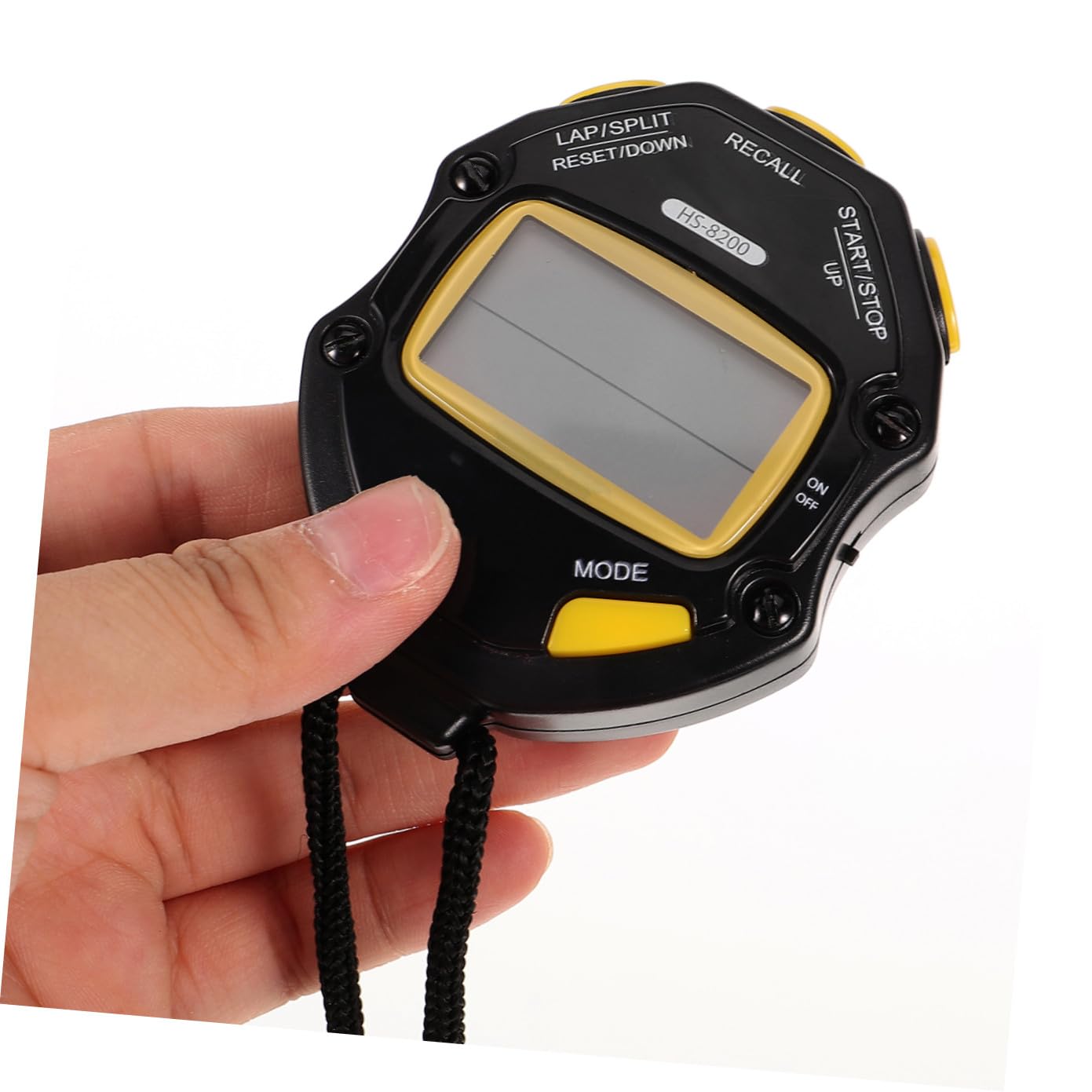 Toyvian 2 Pezzi Cronometro Elettronico Multifunzione per Sport con Display Timer per Corsa Basket e Competizioni e Resistente Timer per Sportivi
