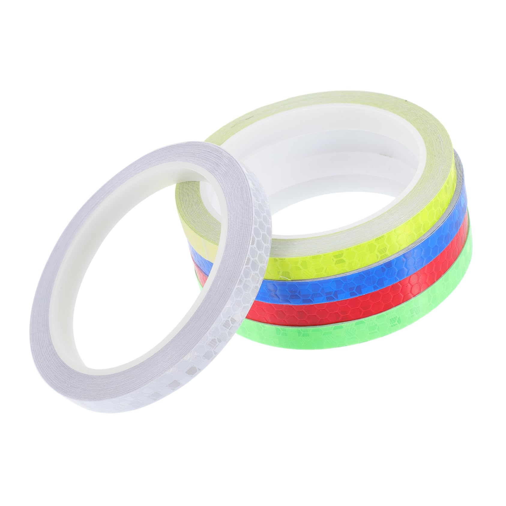 Toddmomy Reflektierende Fahrradaufkleber Reflektierende Aufkleber Dekoration Radfahren Rückseite Auswechselbares Reflexband Abnehmbarer Reflektierender Aufkleber PVC