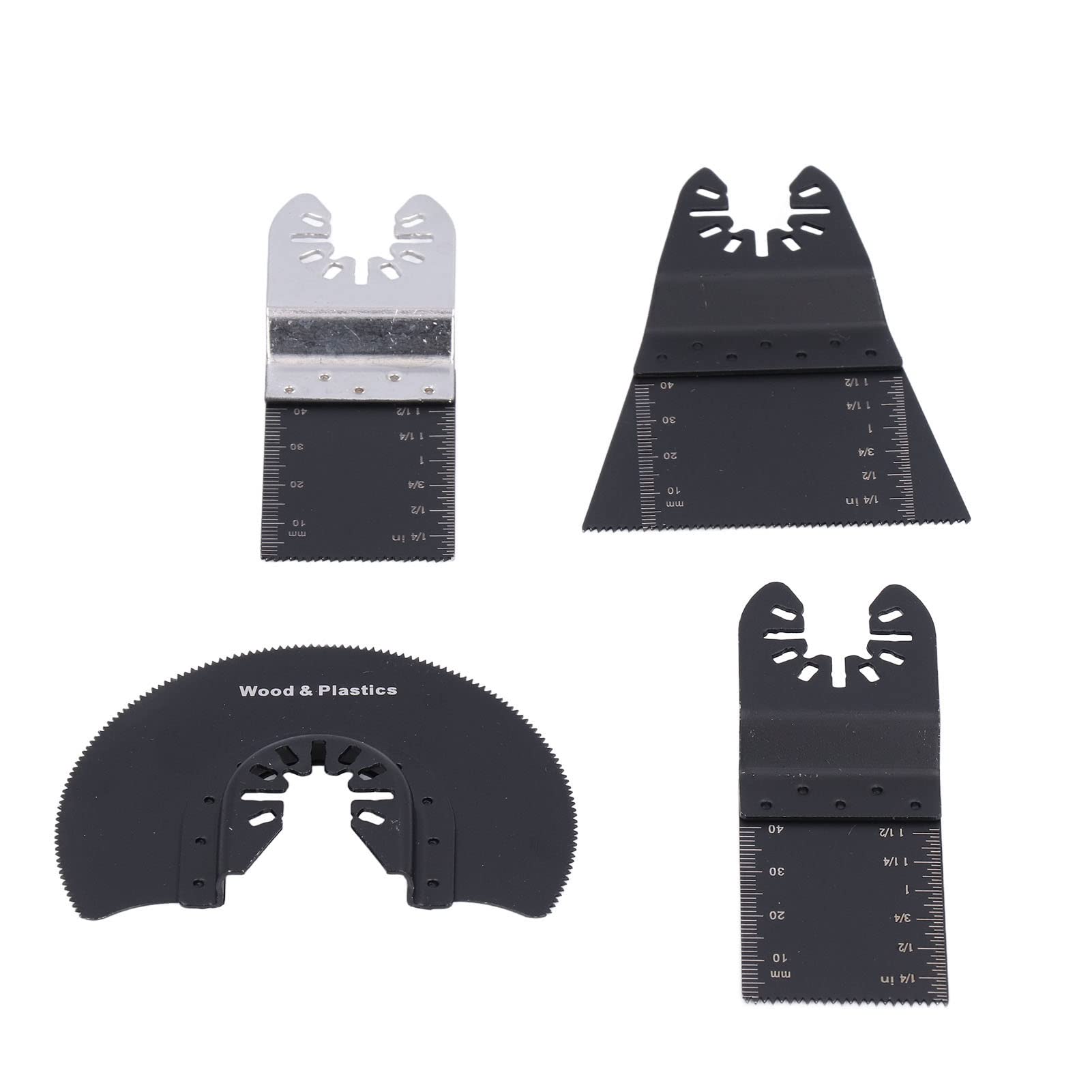 20 lame oscillanti universali per seghe oscillanti, per legno, metallo, multiutensile oscillante, a sgancio rapido, ideali per tagliare legno, metallo e plastica in progetti fai da te e