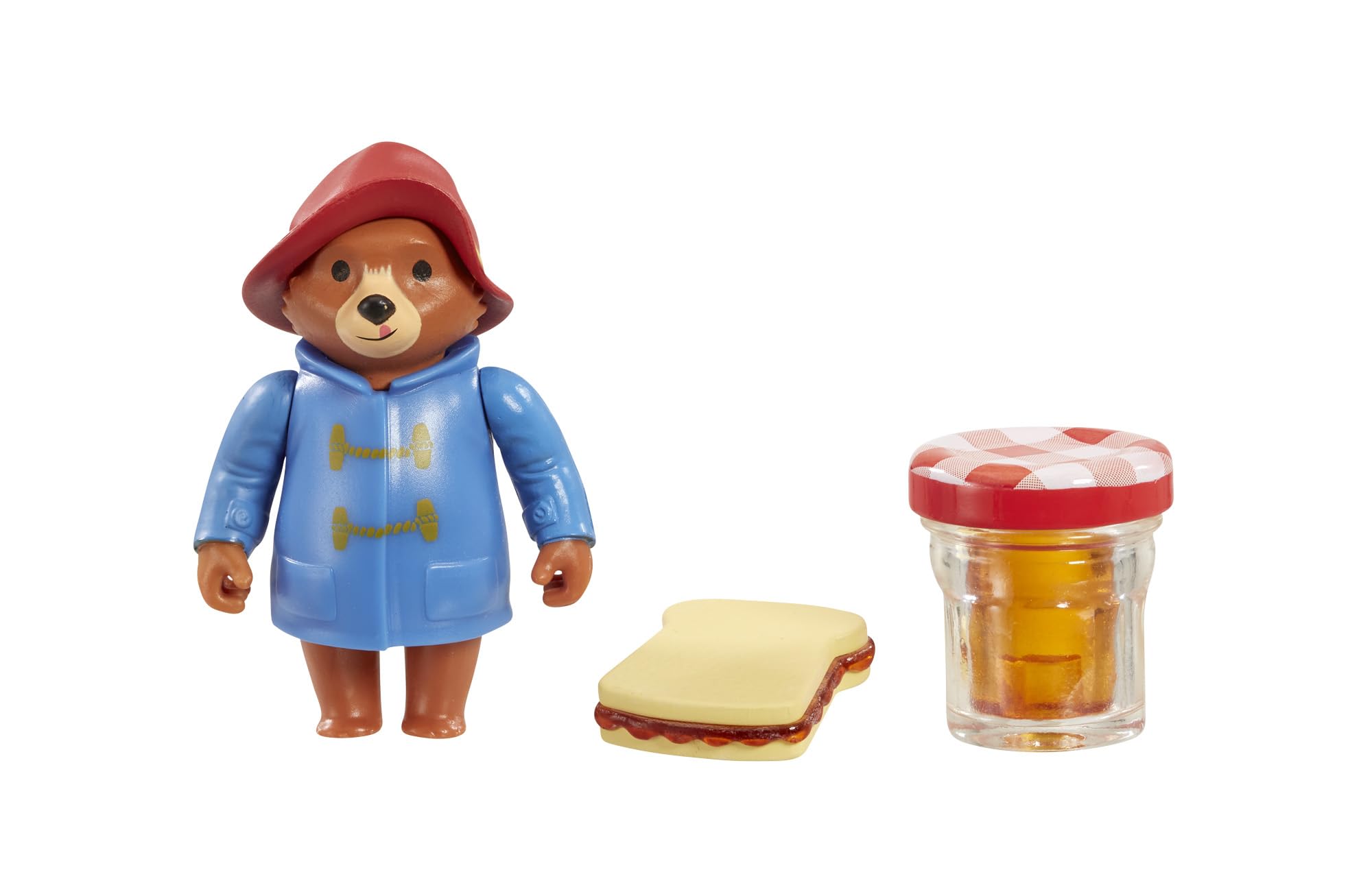 Rainbow Designs Paddington Bear Toy Marmalade Treats Pretend Playset Paddington Bear, Marmalade Sandwich & a Jar of Marmalade - Imaginative Cooking Set from Adventures of Paddington TV Series
