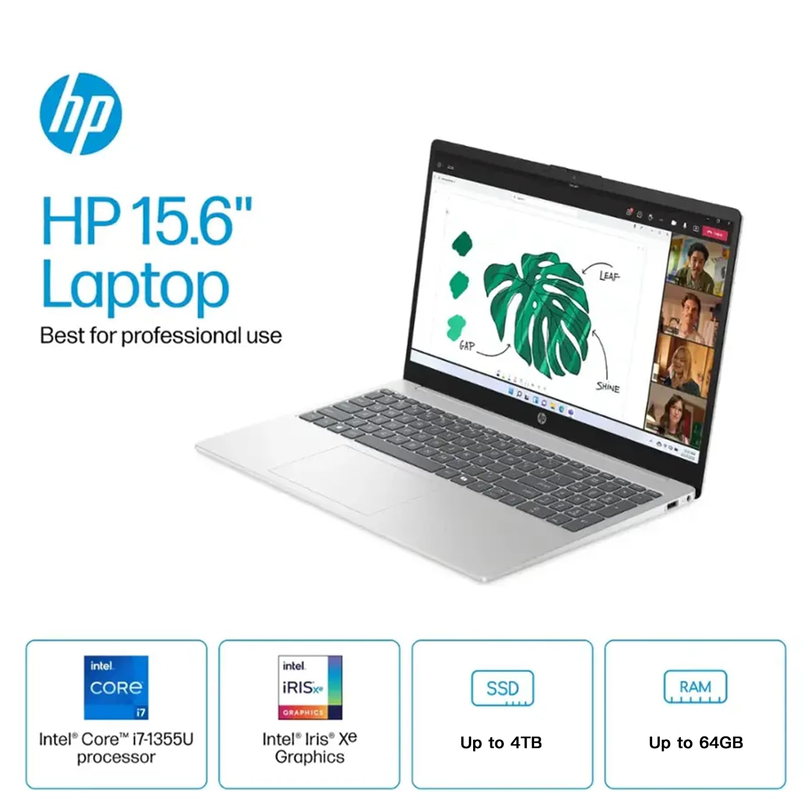Amazon.com: HP 2025 Touchscreen Laptop Computer - Intel 13th
