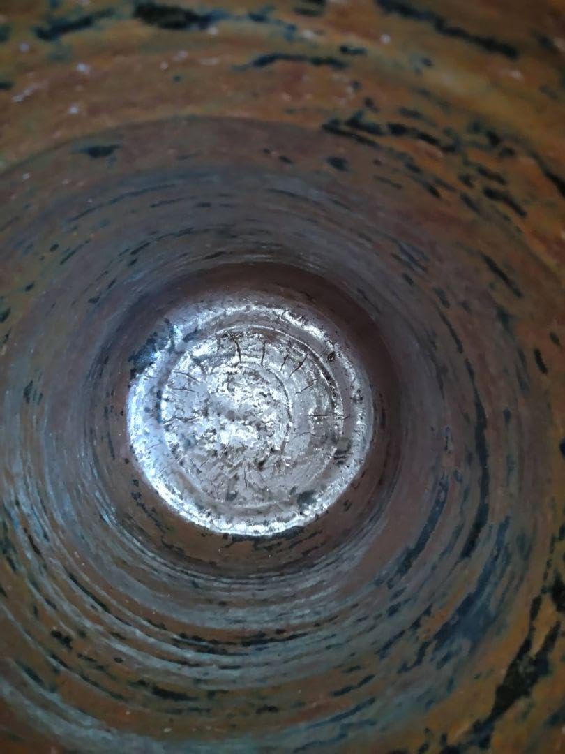 菅原謙　やちむん小鉢2個　エジプト紋 菅原謙エジプト紋やちむん未使用品