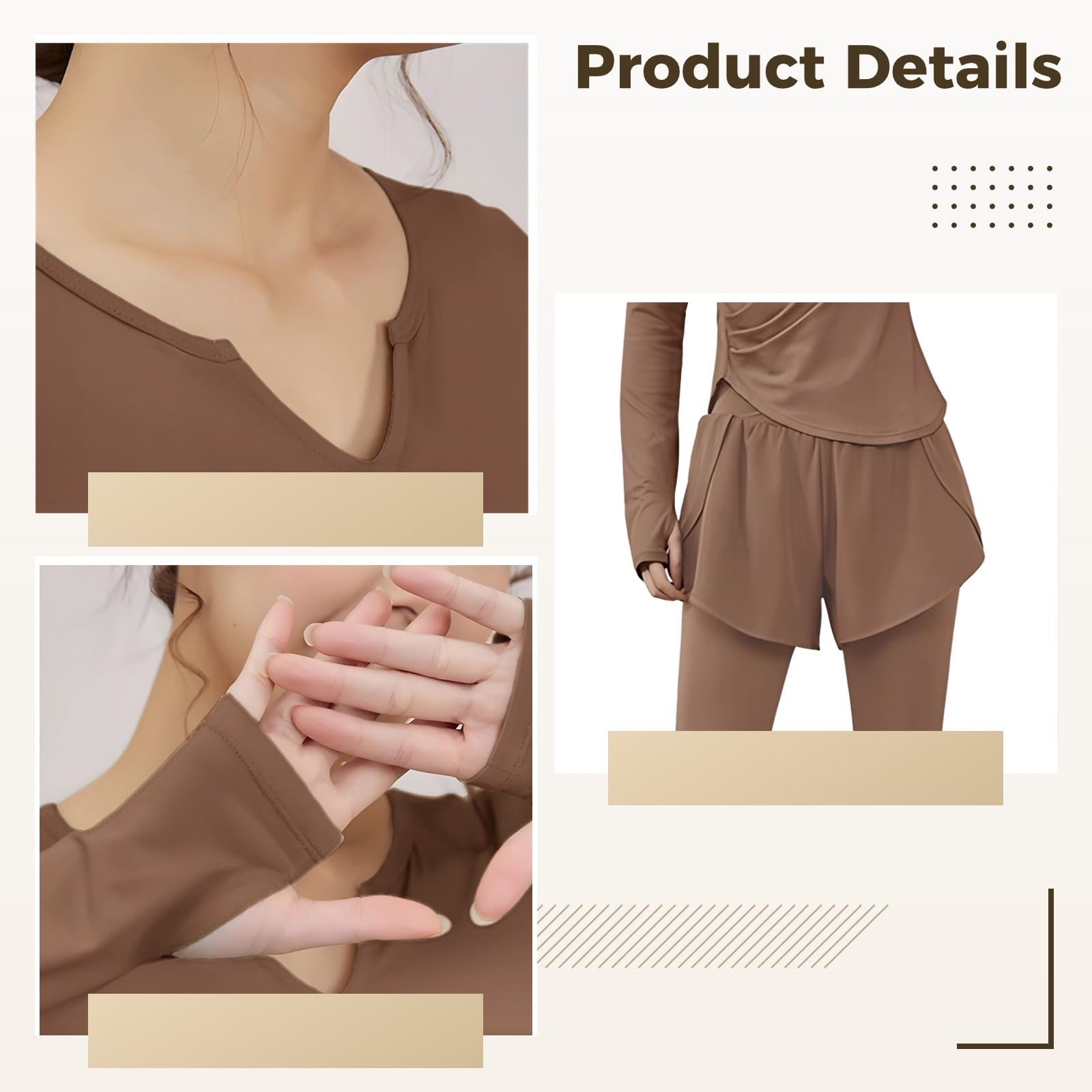 Conjuntos de entrenamiento de 3 piezas para mujer, conjuntos de yoga con telas transpirables, diseño antibolitas, trajes atléticos versátiles, XXL se adapta de 135 a 150 libras