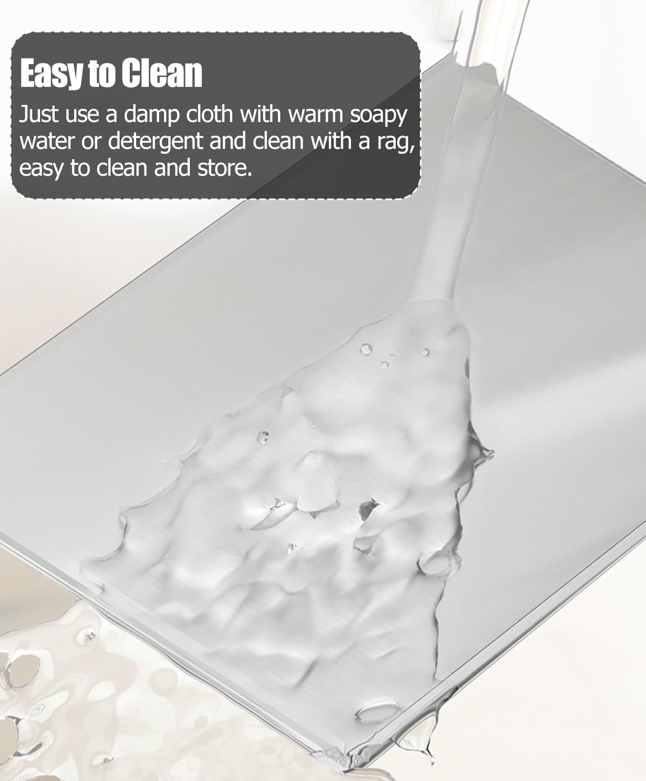 Protector antigrasa Plegable de Acero Inoxidable de 4 Lados contra Salpicaduras de Aceite - Pantalla antigrasa con Aislamiento térmico para cocinar, Seguridad en la Cocina, fácil de Limpiar,