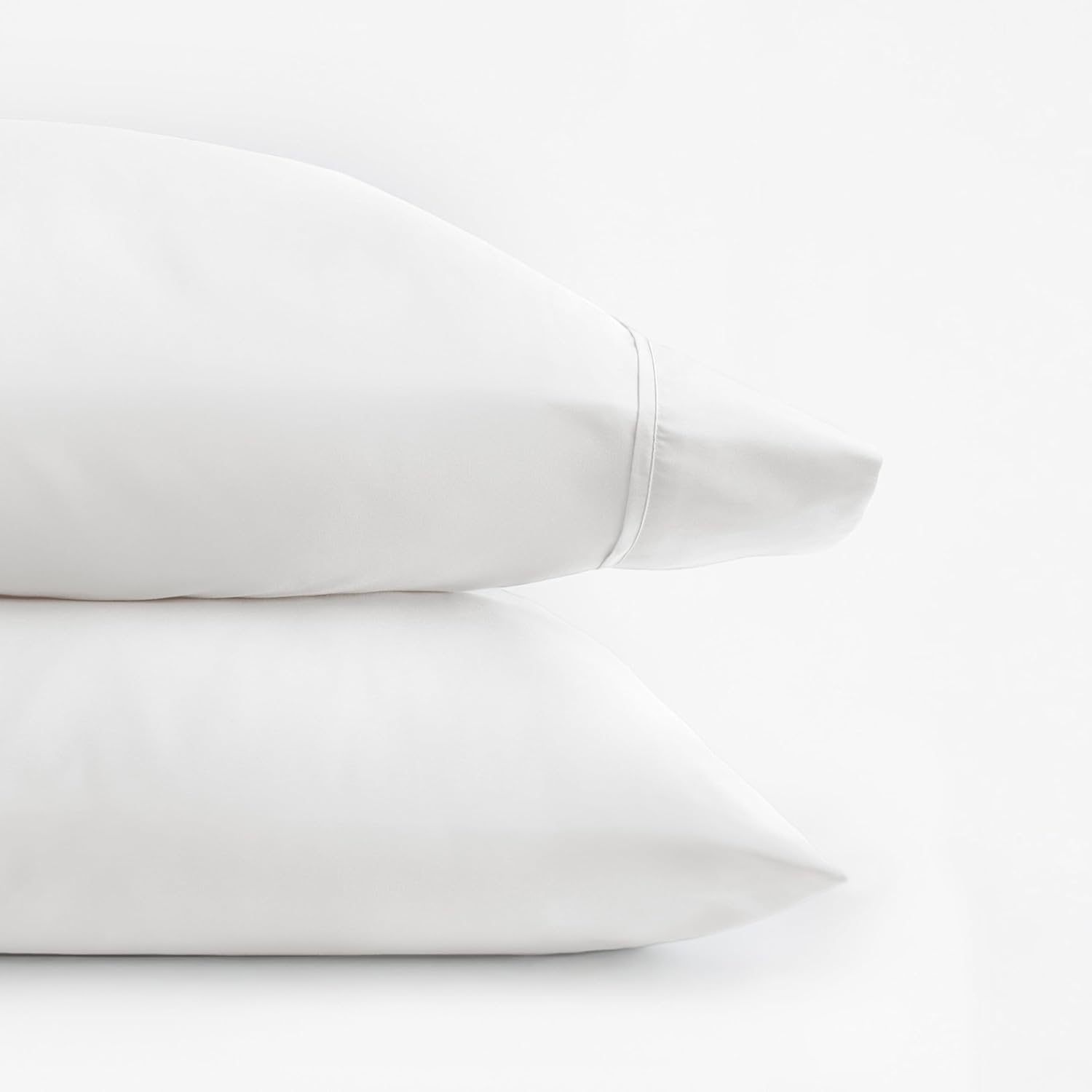 Linen Market Ultra Soft Pillow Covers King Size (2 Piece) - Luxurious Pillow Cases 40x20 - Gifts for Women - Home Decor, Bedroom Decor - Pillowcase White