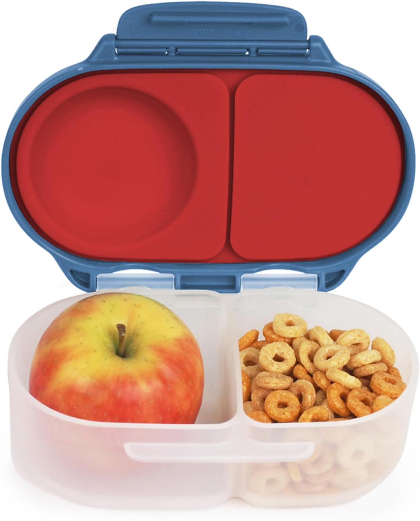 Snackbox | Mini Bento Lunch Box with 2 Leakproof Compartments | Ideal for Toddlers, Kids Lunch & Snacks | Fits Whole Piece of Fruit | BPA Free