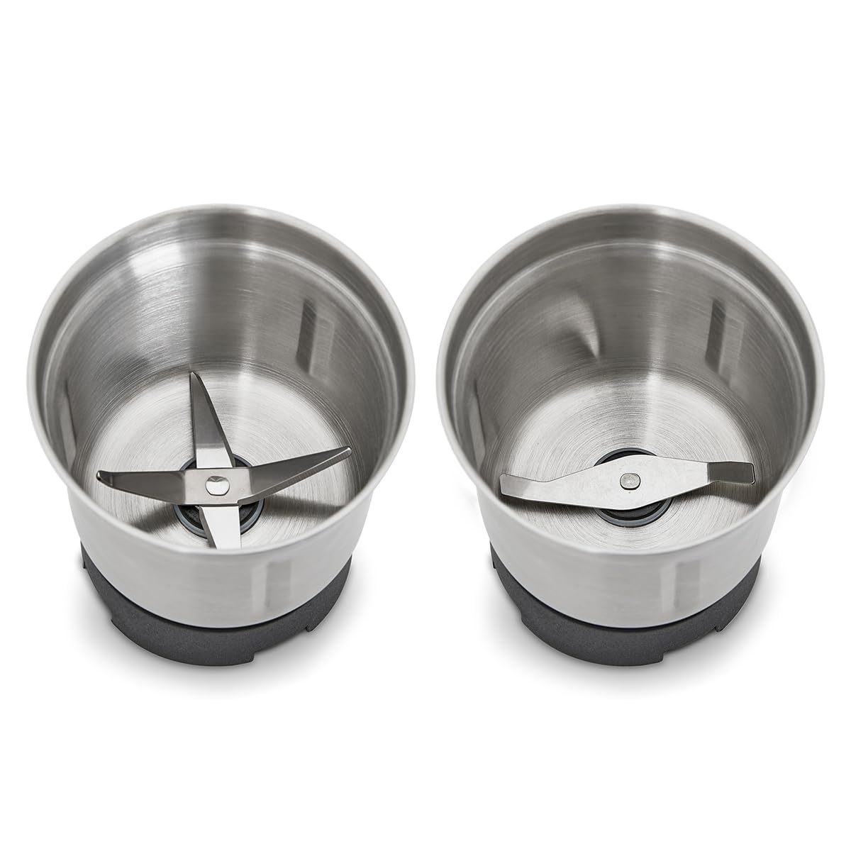 cloer 7419 Moulin à café et à épices électrique, 2 conteneurs Amovibles, pour Pesto, Herbes, Noix et Grain, jusqu'à 80 g de Grains de café, Couvercle Protecteur, 350 W