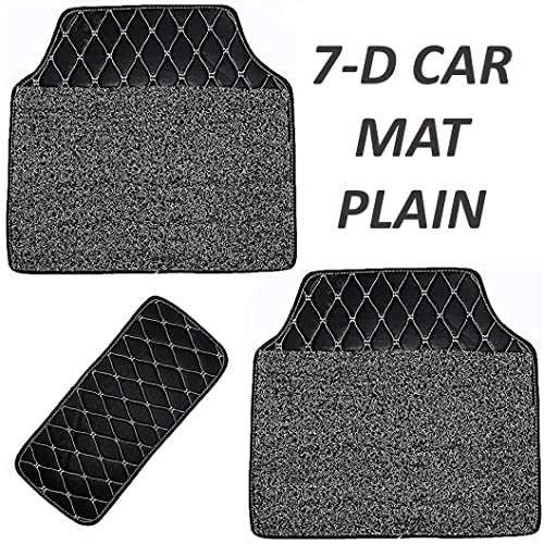 Image of Vahan Expo 7D Car Mat Universal Compatible with Xcent Car Foot Floor Mat Luxuy Leather 100% Water Proof (Black, Xcent)