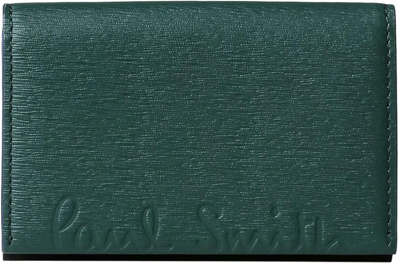 Amazon | クロップドロゴ 名刺入れ サックスブルー | Paul Smith