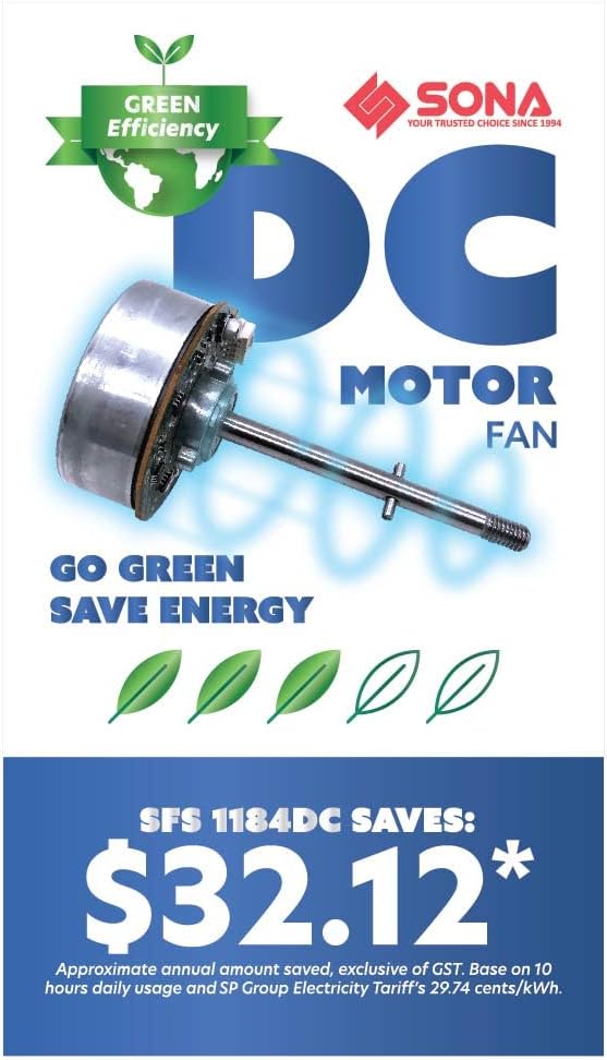 SONA DC Motor Fan